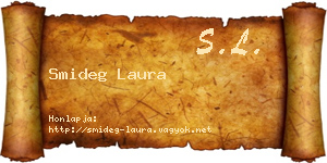 Smideg Laura névjegykártya